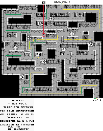 Thumbnail for a map of Air Duct (E) for the Game Boy game Alien 3.
