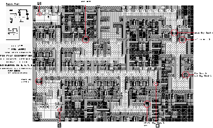 Thumbnail for a map of Level 1 for the Game Boy game Alien 3.