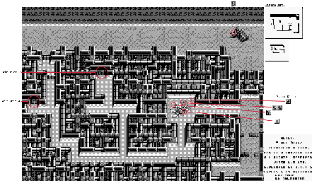 Thumbnail for a map of Surface for the Game Boy game Alien 3.