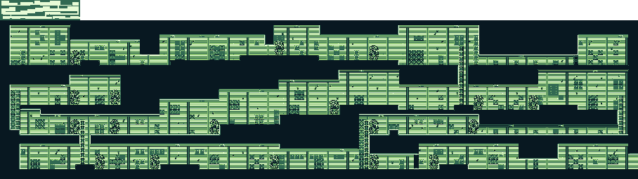 Thumbnail for a map of Level 1 for the Game Boy game Alien Vs Predator: The Last Of His Clan.
