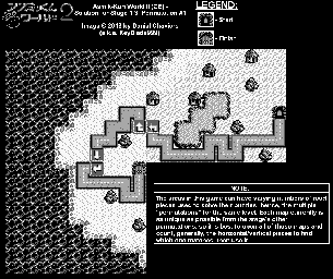 Thumbnail for a map of Stage 1-3: Permutation #1 for the Game Boy game Asmik-Kun World 2.