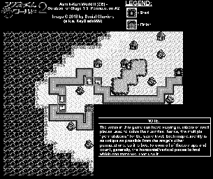 Thumbnail for a map of Stage 1-3: Permutation #2 for the Game Boy game Asmik-Kun World 2.