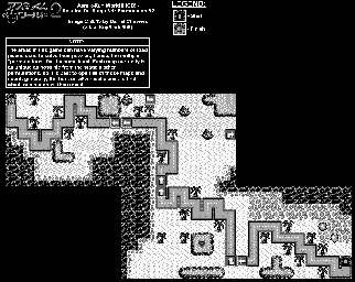 Thumbnail for a map of Stage 3-1: Permutation #2 for the Game Boy game Asmik-Kun World 2.