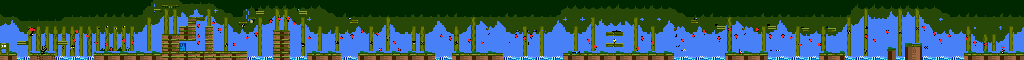 Thumbnail for a map of Stage 2 for the Game Boy game Balloon Fight GB.