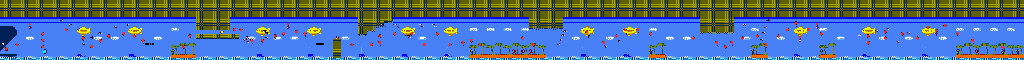Thumbnail for a map of Stage 3 for the Game Boy game Balloon Fight GB.