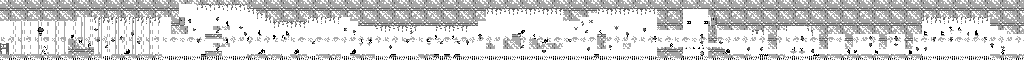 Thumbnail for a map of Stage 6 (Monochrome) for the Game Boy game Balloon Fight GB.