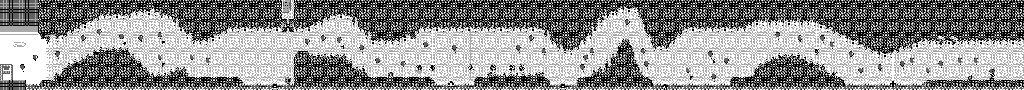 Thumbnail for a map of Stage 7 (Monochrome) for the Game Boy game Balloon Fight GB.