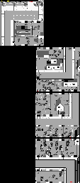 Thumbnail for a map of Level 5: Town for the Game Boy game Beavis And Butt-Head.
