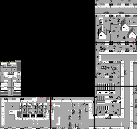 Thumbnail for a map of Level 6: Burger World for the Game Boy game Beavis And Butt-Head.