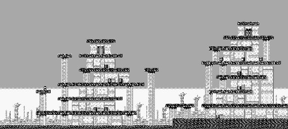 Thumbnail for a map of Area 0 for the Game Boy game Bionic Commando.