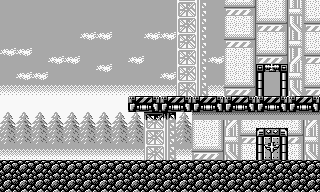 Thumbnail for a map of Area 1 1 for the Game Boy game Bionic Commando.