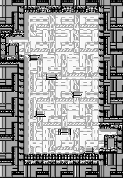 Thumbnail for a map of Area 10 6 for the Game Boy game Bionic Commando.