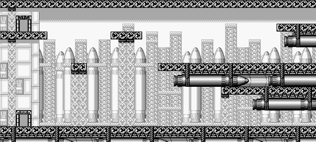 Thumbnail for a map of Area 12 2 for the Game Boy game Bionic Commando.