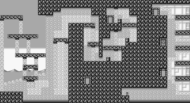 Thumbnail for a map of Area 16 1 for the Game Boy game Bionic Commando.