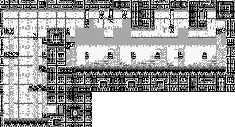 Thumbnail for a map of Area 16 3 for the Game Boy game Bionic Commando.