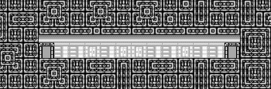 Thumbnail for a map of Area 16 Connecting Halls for the Game Boy game Bionic Commando.
