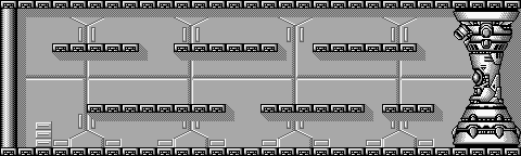 Thumbnail for a map of Boss Room for the Game Boy game Bionic Commando.