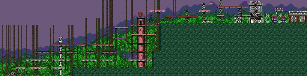 Thumbnail for a map of Area-01 for the Game Boy game Bionic Commando: Elite Forces.