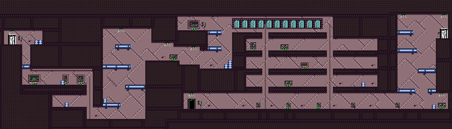 Thumbnail for a map of Area-02b for the Game Boy game Bionic Commando: Elite Forces.