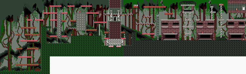 Thumbnail for a map of Area-03a for the Game Boy game Bionic Commando: Elite Forces.