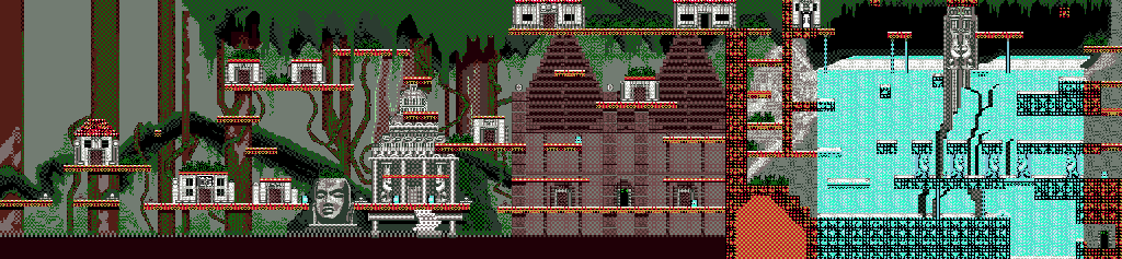 Thumbnail for a map of Area-04a for the Game Boy game Bionic Commando: Elite Forces.