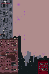Thumbnail for a map of Area-10b for the Game Boy game Bionic Commando: Elite Forces.