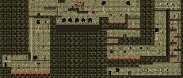 Thumbnail for a map of Area-17b for the Game Boy game Bionic Commando: Elite Forces.