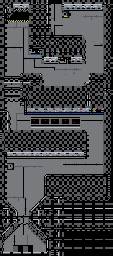 Thumbnail for a map of Secret Base for the Game Boy game Bionic Commando: Elite Forces.