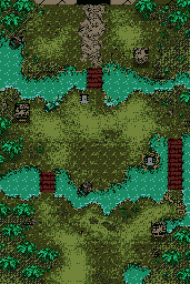 Thumbnail for a map of Truck-1 for the Game Boy game Bionic Commando: Elite Forces.