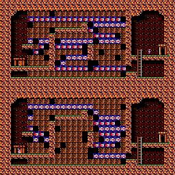 Thumbnail for a map of Area 1: The Forest Block Puzzle Solution for the Game Boy game Blaster Master: Enemy Below.