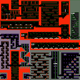 Thumbnail for a map of Area 2: The Castle for the Game Boy game Blaster Master: Enemy Below.
