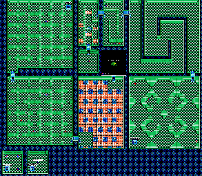 Thumbnail for a map of Area 3: The Factory Catacombs for the Game Boy game Blaster Master: Enemy Below.