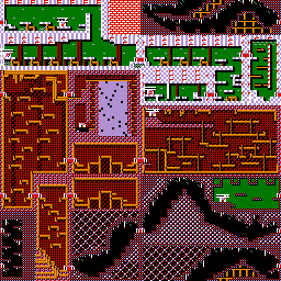 Thumbnail for a map of Area 3: The Factory for the Game Boy game Blaster Master: Enemy Below.