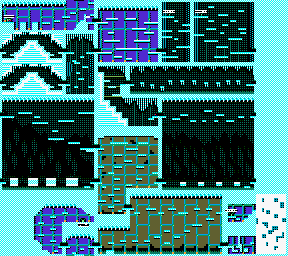 Thumbnail for a map of Area 6: The Ice Station for the Game Boy game Blaster Master: Enemy Below.