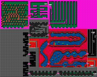 Thumbnail for a map of Area 8: The Hive for the Game Boy game Blaster Master: Enemy Below.