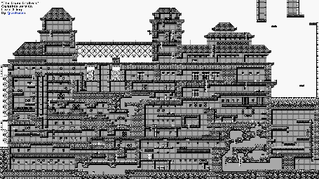 Thumbnail for a map of Level 3 for the Game Boy game The Blues Brothers.