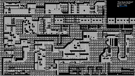 Thumbnail for a map of Level 4 for the Game Boy game The Blues Brothers.