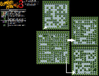 Thumbnail for a map of Challenge Panic Stage for the Game Boy game Bomberman GB 3.