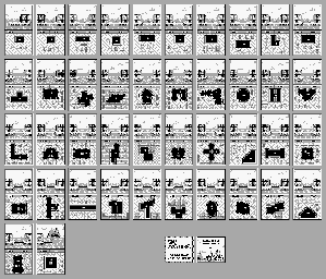 Thumbnail for a map of Levels for the Game Boy game Bouken! Puzzle Road.