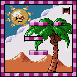 Thumbnail for a map of Level 1-3 for the Game Boy game Bounced.