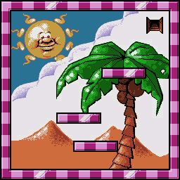 Thumbnail for a map of Level 1-4 for the Game Boy game Bounced.