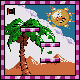 Thumbnail for a map of Level 1-5 for the Game Boy game Bounced.