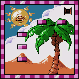 Thumbnail for a map of Level 1-7 for the Game Boy game Bounced.