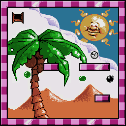 Thumbnail for a map of Level 1-8 for the Game Boy game Bounced.