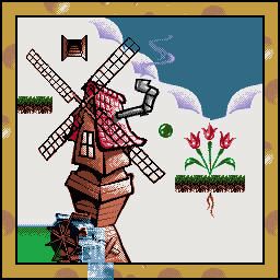 Thumbnail for a map of Level 3-5 for the Game Boy game Bounced.