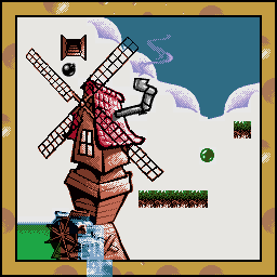Thumbnail for a map of Level 3-8 for the Game Boy game Bounced.