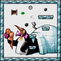 Thumbnail for a map of Level 4-1 for the Game Boy game Bounced.
