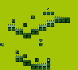 Thumbnail for a map of Level 20 for the Game Boy game The Bouncing Ball.
