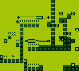 Thumbnail for a map of Level 38 for the Game Boy game The Bouncing Ball.