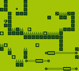 Thumbnail for a map of Level 39 for the Game Boy game The Bouncing Ball.